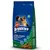 Пакет храна за кучета affinity Brekkies con Pollo y Cereales, 20 кг. Видими гранули и текст: with Chicken and Cereals. Зелен кръг с надпис Complete 100% Balanced.