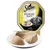 Sheba Finesse Mousse mit Huhn kattenvoer, verpakking met afbeelding van mousse op bord en kat, zichtbare tekst: 'Sheba Finesse Mousse mit Huhn'.
