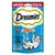 Dreamies Mega Pack med smakrik lax, krispig utsida och krämig insida. Vitaminer och mineraler, endast 2 kcal per bit. Innehåll: 180 g.
