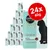 COSHA Pure Love Soup Salmon with Courgettes in Delicate Broth, 24 x 40g pouches. Light blue packaging with black cat silhouette and red label showing pack size.