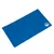 Modra zložljiva podloga iz plastike s potiskom bele tačke v kotu. Vidne so tri pregibne sekcije.