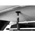 Adjustable car safety gate holder with suction cup for attachment to the vehicle roof, suitable for partition protection in the boot.