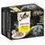 Boîte Sheba Selection in Sauce, Sélection à la Volaille, 12x85g. Variétés visibles : canard, poulet, volaille, canard & dinde. Image de pâtée en sauce et chat gris sur l’emballage.