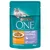 Purina ONE Coat and Hairball, 85 g. Widoczny kot, kawałki w sosie z kurczakiem i zieloną fasolką. Tekst po angielsku i niemiecku na opakowaniu.