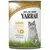 Boîte de nourriture pour chat adulte Yarrah 100 % bio, poulet, ortie et tomate, 405 g. Texte visible : bouchées, 100 % bio organic, 100 % bio natural since 1992.