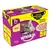 Pachet Whiskas Creamy Soups Poultry Selection pentru pisici 7+ ani, 12 plicuri. Vizibile: imagine pisică, text 'NEW', sortimente cu pui, rață, curcan, găină, inscripție Whiskas.