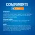 Componenti Pollo: composizione con carni e derivati, cereali, oli, pesci, zuccheri; analisi proteina 35%, grassi 13,3%, ceneri 9%, fibra 3,6%, calcio 1,7%, taurina 1800 mg/kg; additivi elencati.