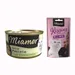 12 x 85 g Miamor Paté + Miamor Kissies med anka, 50 g på köpet! - kanin