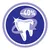 White tooth icon with sparkle and circular arrow, text reads '~40%'.