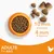 Croquettes pour chien adulte 1+ ans, diamètre 10 mm, épaisseur 4 mm, bol orange rempli de croquettes et croquettes individuelles visibles en gros plan.