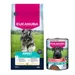 Croquettes Eukanuba Premium Nutrition 12 kg ou 15 kg pour chien + boîtes 3 x 400 g offertes ! - Adult Small Breed au poulet (15 kg) + Adult Riche en Bœuf et Citrouille 