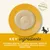 Key ingredients: chicken broth, chicken breast, potato, chicken fat, vegetable gelling agent, dried egg. 100% natural ingredients shown with food on a plate.