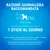 Razione giornaliera raccomandata per cani 12–25 kg: 1 stick al giorno. Consigli: acqua fresca sempre disponibile, controlla il cane durante lo snack, segui le linee guida alimentari.