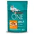 Purina ONE ADULT τροφή γάτας 85g, κομμάτια σε σάλτσα με κοτόπουλο και πράσινα φασόλια. Ενδείξεις: ισχυρές φυσικές άμυνες, υποστήριξη υγιών ουροφόρων οδών.