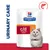 Hill's Prescription Diet c/d multicare stress pouch with urinary care text and fish icon, indicating food for urinary health support.