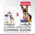 Hill's Science Plan Mature Adult 5+ Large Breed -koiranruoan pakkausmuutos, kaksi erilaista pakkausta vierekkäin. Teksti: COMING SOON. Tuote sisältää kanaa.