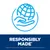 RESPONSIBLY MADE* (angol nyelvű felirat), kézben tartott földgömb ikon. További információ: https://www.hillspet.co.uk/about-us/sustainability/responsibly-made
