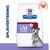 Упаковка корма для собак Hill's Prescription Diet i/d low fat с изображением собаки и значком курицы. Видна надпись SPJSVERTERING сбоку на нидерландском языке.