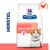 Hill's Prescription Diet ON-CARE kattenvoer, HERSTEL, met kip icoon en ActivBiome+ zichtbaar op verpakking.