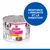 Hill’s Science Plan Small & Mini Adult 1–6 up to 10 kg, mousse au poulet. Texte visible : Renforce l’immunité et la digestion.