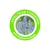 Promotes play instinct with catnip. Green circle with image of blooming catnip in the centre.