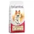 Embalagem de ração briantos para cães adultos, 14 kg. Texto visível: 'ADULT', 'CHICKEN & RICE', 'EASY CARE', 'HIGH TOLERANCE', 'MADE IN GERMANY'.