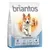 Confezione di briantos Adult Light 1 kg, pollo e riso, ridotto contenuto di grassi, alta tolleranza, prodotto in Germania. Testo: Designed for your dog's needs.