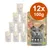 Confezione da 12 buste da 100 g di cibo per gatti Cats Love 100% Bio Adult, visibile testo 'Bio Rind', immagine di un gatto grigio sulla confezione. Confezione da 12 buste da 100 g di cibo per gatti Cats Love 100% Bio Adult, visibile testo 'Bio Rind', immagine di un gatto grigio sulla confezione.