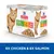 Box of Hill's Science Plan Senior Vitality Mature Adult 7+ chunks in gravy, containing 6 with chicken and 6 with salmon. Text highlights '6x chicken & 6x salmon'.