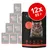 CAT'S LOVE Adult, Rind Pur. Упаковка 12×85 г. На упаковке изображён серый кот и значки: 71% говядины, омега-3/6, без зерна, с таурином и витаминами, 100% натурально. CAT'S LOVE Adult, Rind Pur. Упаковка 12×85 г. На упаковке изображён серый кот и значки: 71% говядины, омега-3/6, без зерна, с таурином и витаминами, 100% натурально.