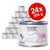 24 conserve a câte 200 g Concept for Life Veterinary Diet Renal pentru pisici, text vizibil: Kidney Support, Protein-Reduced, Stone Prevention. 24 conserve a câte 200 g Concept for Life Veterinary Diet Renal pentru pisici, text vizibil: Kidney Support, Protein-Reduced, Stone Prevention.