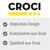 CROCI. Tropisches Design, Kratzstamm aus Sisal, Spielball aus Sisal.