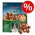Rocco Cubes Hundesnacks mit Huhn und Fisch, wiederverschliessbare Verpackung. Text: The smart reward! Prozentzeichen für Rabattaktion sichtbar.