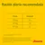 Ración diaria recomendada: 10 kg – 0,5 unidad; 25 kg – 1,5 unidades; 35 kg – 2 unidades. 1 unidad aprox. 64,5 kcal. Josera. Consejos de uso y conservación incluidos.
