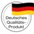 Deutsches Qualitäts-Produkt mit deutscher Flagge.