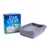 Συσκευασία Ever Clean με ορατό κείμενο 'Extra Strong Clumping', δίπλα σε γκρι πλαστική λεκάνη γάτας γεμάτη άμμο. Χωρητικότητα συσκευασίας: 10L.