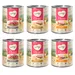 Feringa Classic Meat Menü 6 x 800 g - Mixpaket 2 (Geflügel, Lamm & Kaninchen, Huhn & Forelle)