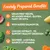 Freshly prepared benefits: grain free recipe with no added wheat, gluten, dairy or soya; added salmon oil; chicory extract for healthy digestion; seaweed as a natural vitamin source.