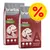 Dvě balení briantos PREMIUM DOG FOOD Adult Tender Lamb & Rice 14 kg, zvýrazněné žluté procento pro akci nebo slevu. Viditelné texty v angličtině. Dvě balení briantos PREMIUM DOG FOOD Adult Tender Lamb & Rice 14 kg, zvýrazněné žluté procento pro akci nebo slevu. Viditelné texty v angličtině.