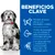 Beneficios clave: pérdida de peso eficaz, aceite de pescado rico en omega-3 para la movilidad articular, con glucosamina y condroitina para el cartílago sano. Texto en español.