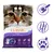 Intersand Classic litière pour chat lavande, 14 kg. Triple Action : contrôle des odeurs, agglomération forte, sans poussière. Symboles pour nettoyage facile et utilisation sans odeur.