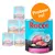 Rocco Junior natvoer, blik van 800 g. Variant: Turkey with veal hearts & rice. Opdruk: 'Supports healthy growth', 'Probeer nu!'. Vlees en rijst zichtbaar op verpakking.