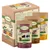 Lukullus Mixpack Mini for small dogs up to 10kg, 6x150g. Varieties: beef & turkey, duck & rabbit, lamb. With carrots and hemp oil. Natural dog food.