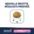 Croquette Advance Veterinary Diets Atopic & Food Sensitivity Mini <10 kg avec de la truite, nouvelle recette, résultats prouvés, diamètre visible 1 cm.