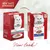 Image shows packaging change for Purina Gourmet Mon Petit cat food, highlighting new look and taste experience. Both old and new boxes display flavours: tuna, salmon, trout.