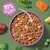 Bowl of food with visible meat and vegetables, highlighted text states 90% freshly prepared meat ingredients and veg.
