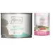 MjAMjAM Kombi-Paket: 12 x 200 g Nassfutter + 3 x 125 g Snackbag kulinarischer Wildlachs - gute Pute an gedämpftem Kürbis 12 x 200 g + Snackbag kulinarischer Wildlachs 3 x 125 g