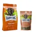 Happy Dog Kombi-Paket:  Supreme Sensible 10 / 12,5 kg + 5 x 100 g Soft Snack - Sensible Toscana 12,5 kg + Toscana 5 x 100 g 
