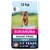 12 kg bag labelled grain free, adult, 1-7 years, all breeds. Contains image of a running dog and deer icon. Produced in a factory that handles grains.