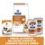 Hill's Prescription Diet Kidney Care k/d per cani, confezione di crocchette, biscotti Soft-Baked e due lattine. Testo: Prova le nostre deliziose varietà in formato secco e umido.